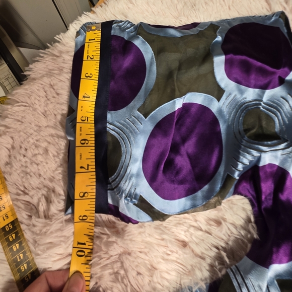 Abaeté Silk Kimono Gathered Waist Statement Sleeve Blouse Women's Small - Picture 10 of 15